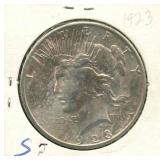 1923-S Peace Silver Dollar