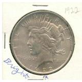 1922 Peace Silver Dollar