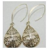 Sterling Silver Tear Drop Insect Earrings - 2ï¿½