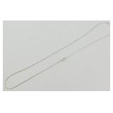 Sterling Silver Rope Chain Necklace - Italy, 24"