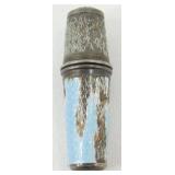 Antique Enamel Sterling Silver Bodkin Needle