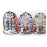 3 Packages of WWE Squinkies Balls - All NIP