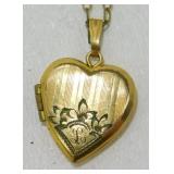 1/20th 12k HE Heart Necklace