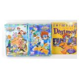 Vintage Digimon Lot - 2 Complete Puzzles and