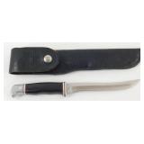 Fixed Blade Buck Knife w/ Sheath