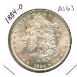 1884-O Morgan Silver Dollar