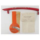 Vintage Schwinn Paper Work & Cross Bar