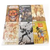 6 Comics - Warrior, Myth Stalkers, Feather,
