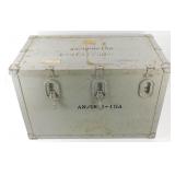 ** Large Light Gray Military Metal Box