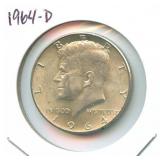 1964-D Kennedy Silver Half Dollar