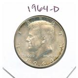 1964-D Kennedy Silver Half Dollar
