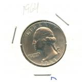 1964-D Washington Silver Quarter
