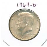 1964-D Kennedy Silver Half Dollar