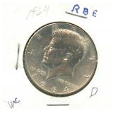1964-D Kennedy Silver Half Dollar