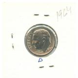 1964-D Roosevelt Silver Dime