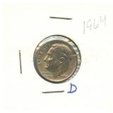 1964-D Roosevelt Silver Dime