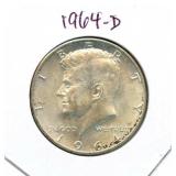 1964-D Kennedy Silver Half Dollar