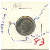 1963-D Roosevelt Silver Dime