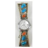 Vintage Lorus Watch Turquoise Coral Watch Bands