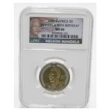 2008 S Africa 5R Mandela 90th Birthday Coin NGC