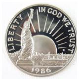 1986 State of Liberty Commemorative Half Dollar