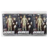 3 Sealed G.I. Joe Storm Shadow Figures