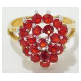 14K G.E. Ring w/ Stones - Size 8