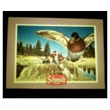 ** Vintage Schmidt Beer Light-Up Sign - Works,