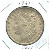 1921 Morgan Silver Dollar