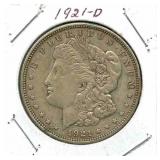 1921-D Morgan Silver Dollar