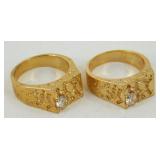 Pair of 18k H.G.E. Men