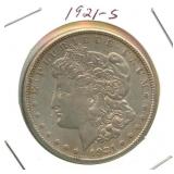 1921-S Morgan Silver Dollar