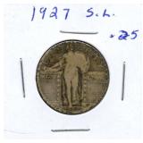 1927 Standing Liberty Silver Quarter