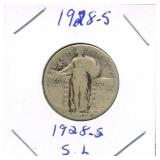1928-S Standing Liberty Silver Quarter