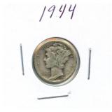 1944 Mercury Silver Dime