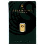 Perth Mint Australia 1 gram 99.99 Gold
