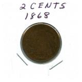 1868 U.S. Two Cent Piece