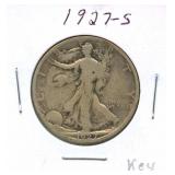 1927-S Walking Liberty Silver Half Dollar