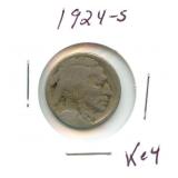 1924-S Buffalo Nickel