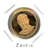 2015-S Lyndon B. Johnson Dollar Proof