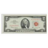 1963 $2 Red Seal Legal Tender U.S. Note