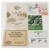 Lot of Old Gun Firearms Shotgun Manuals &