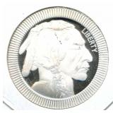 Buffalo Rimmed Design 1 Troy Ounce .999 Fine
