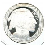 Buffalo Rimmed Design 1 Troy Ounce .999 Fine