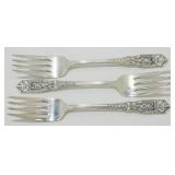 3 Sterling Silver Westmorland Milburn Rose Salad