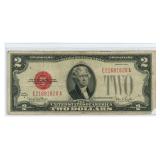 1928-G Series U.S. Two Dollars Red Seal Note