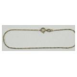 Vintage Sterling Silver Bracelet - 8"