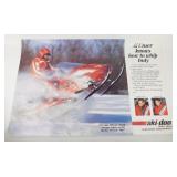 * 1987 Ski-Doo Snowmobile Racing Poster