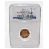 2011-S Proof Lincoln Cent NGC PF69 Ultra Cameo