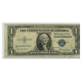 1935-E Series U.S. $1 Silver Certificate - Blue